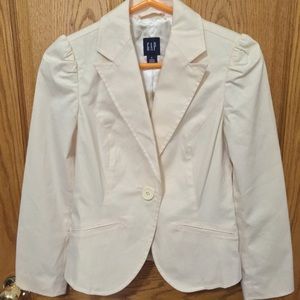 Gap creme color blazer